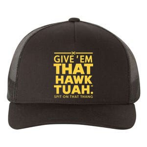 Hawk Tuah Yupoong Adult 5-Panel Trucker Hat