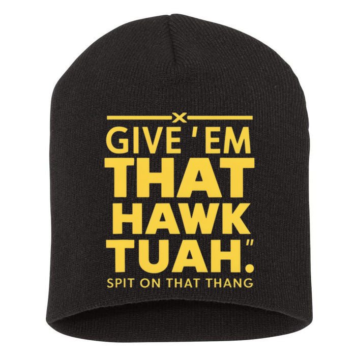 Hawk Tuah Short Acrylic Beanie