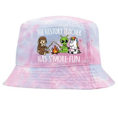 History Teacher Has S'more Fun Team Funny Gift Tie-Dyed Bucket Hat