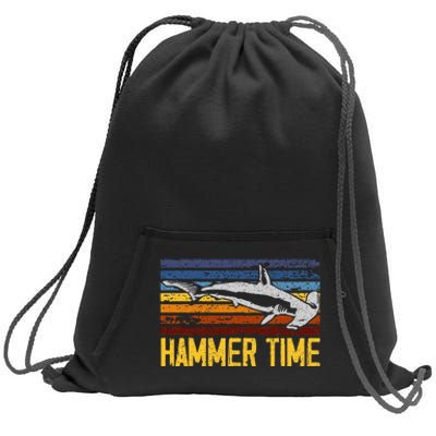 Hammer Time Hammerhead Shark Marine Biology Animal Sweatshirt Cinch Pack Bag