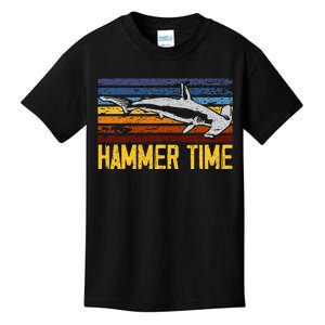 Hammer Time Hammerhead Shark Marine Biology Animal Kids T-Shirt