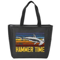 Hammer Time Hammerhead Shark Marine Biology Animal Zip Tote Bag