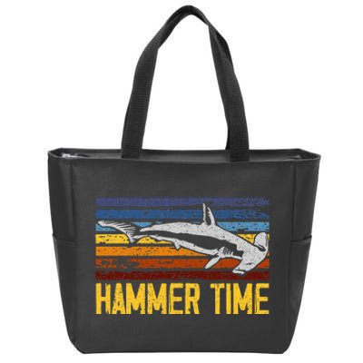 Hammer Time Hammerhead Shark Marine Biology Animal Zip Tote Bag