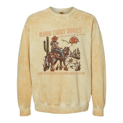 Hang Tight Honey Colorblast Crewneck Sweatshirt