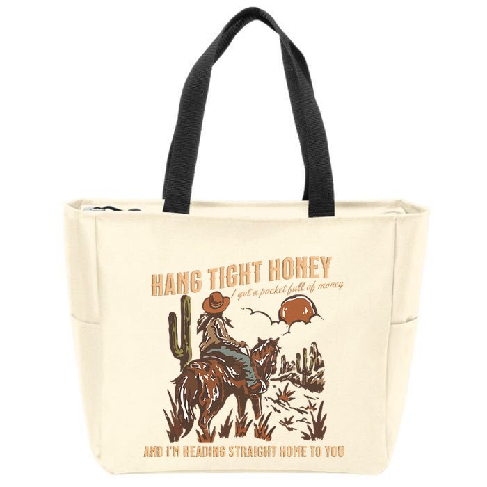 Hang Tight Honey Zip Tote Bag