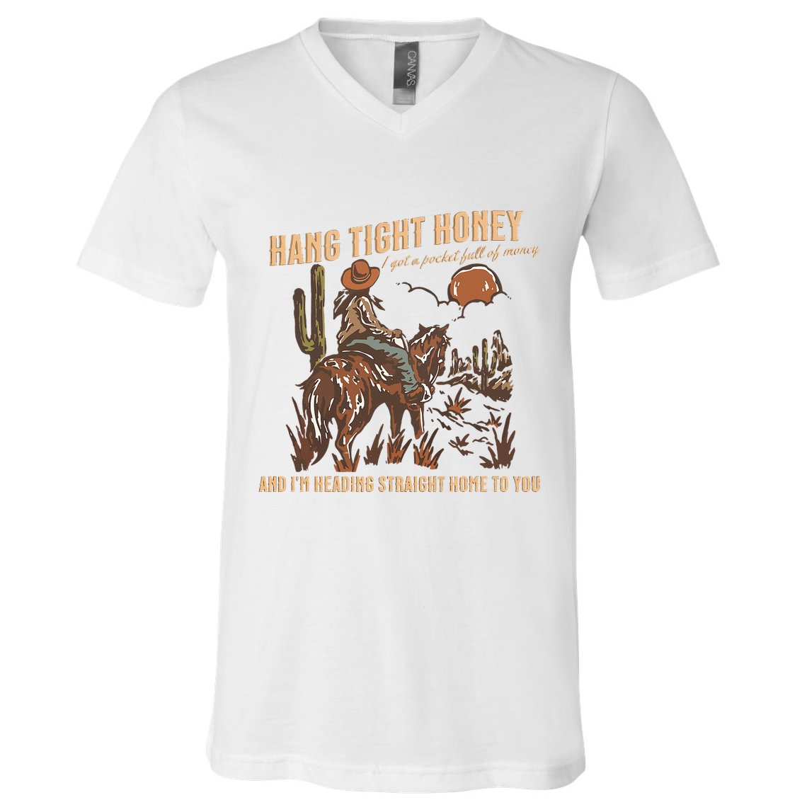 Hang Tight Honey V-Neck T-Shirt