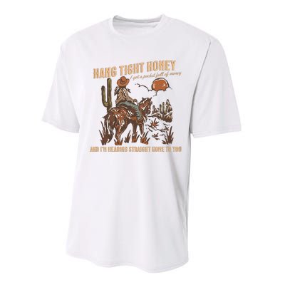 Hang Tight Honey Performance Sprint T-Shirt