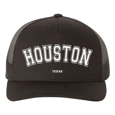 Houston Texas Yupoong Adult 5-Panel Trucker Hat