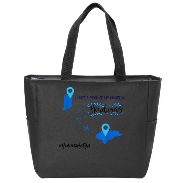 Hoosiers To Honduras Zip Tote Bag