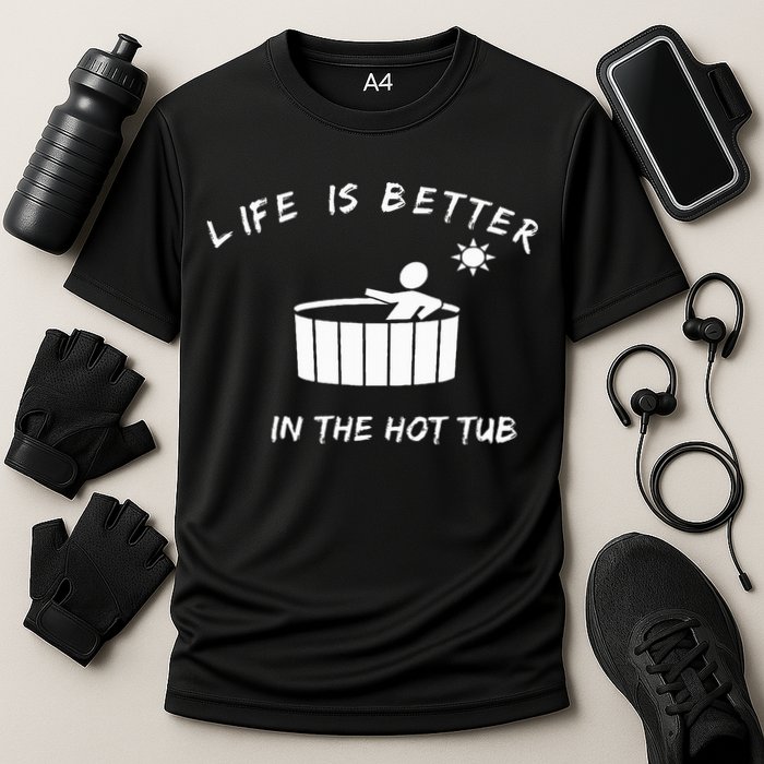 Hot Tub Cooling Performance Crew T-Shirt