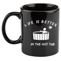Hot Tub 11oz C Handle Ceramic Mug