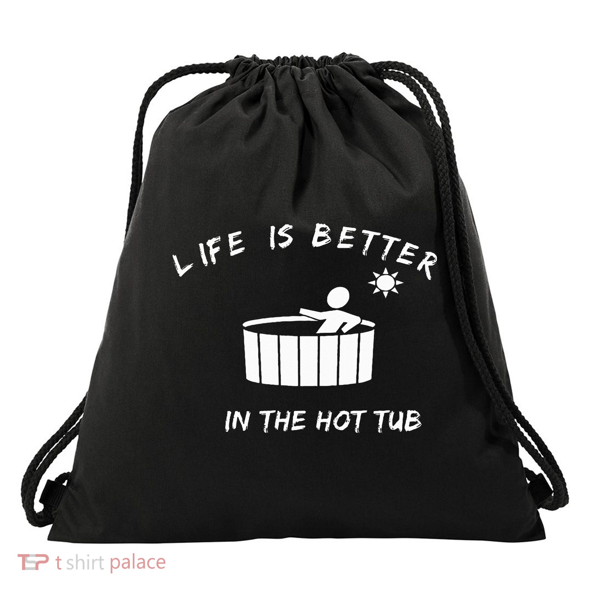 Hot Tub Drawstring Bag