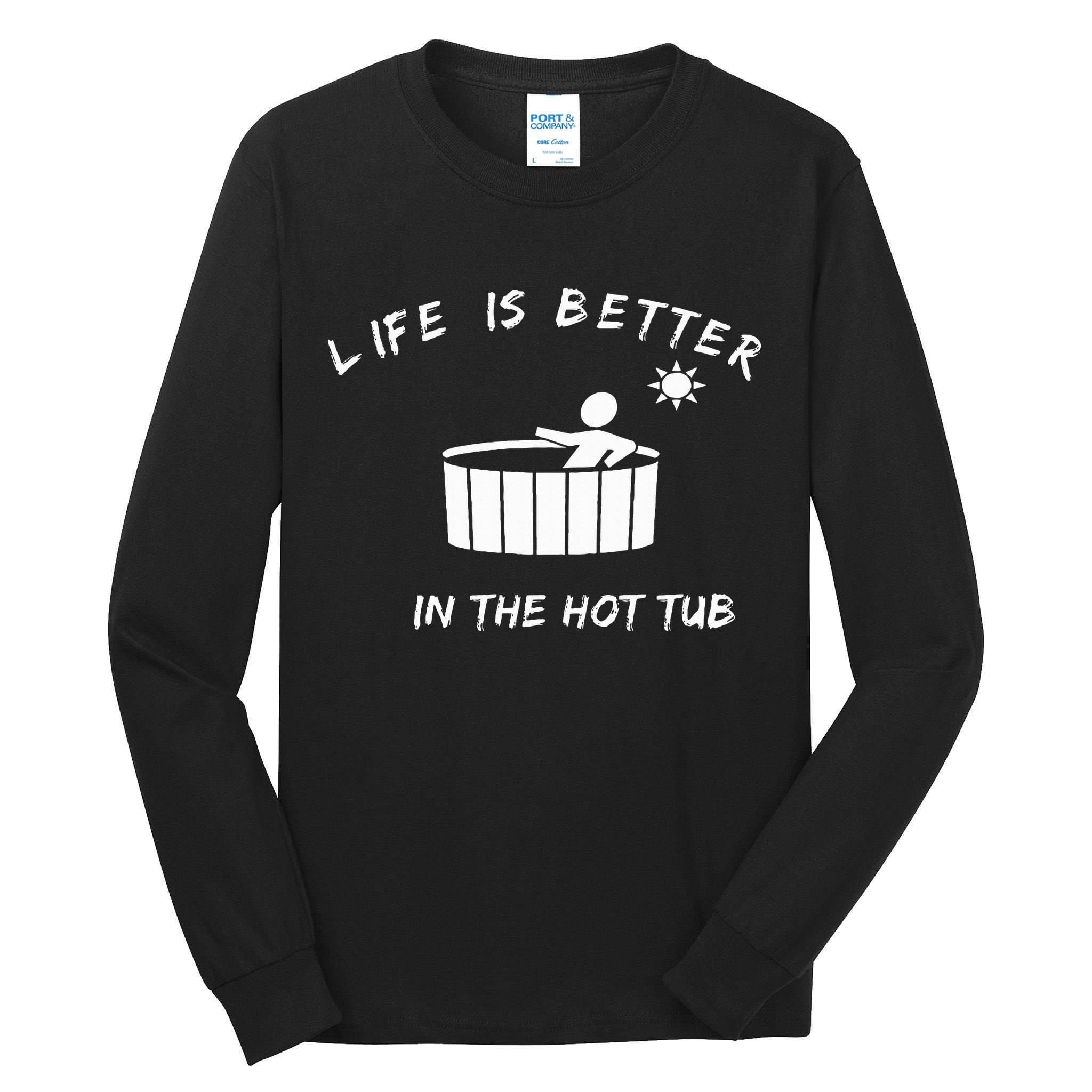 Hot Tub Tall Long Sleeve T-Shirt