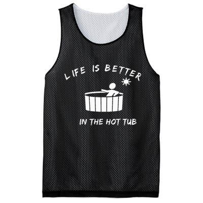 Hot Tub Mesh Reversible Basketball Jersey Tank