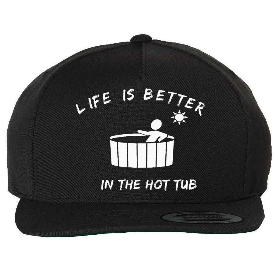 Hot Tub Wool Snapback Cap