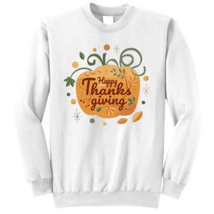 Happy Thanksgiving Holiday Pumpkin Autumn Sweatshirt