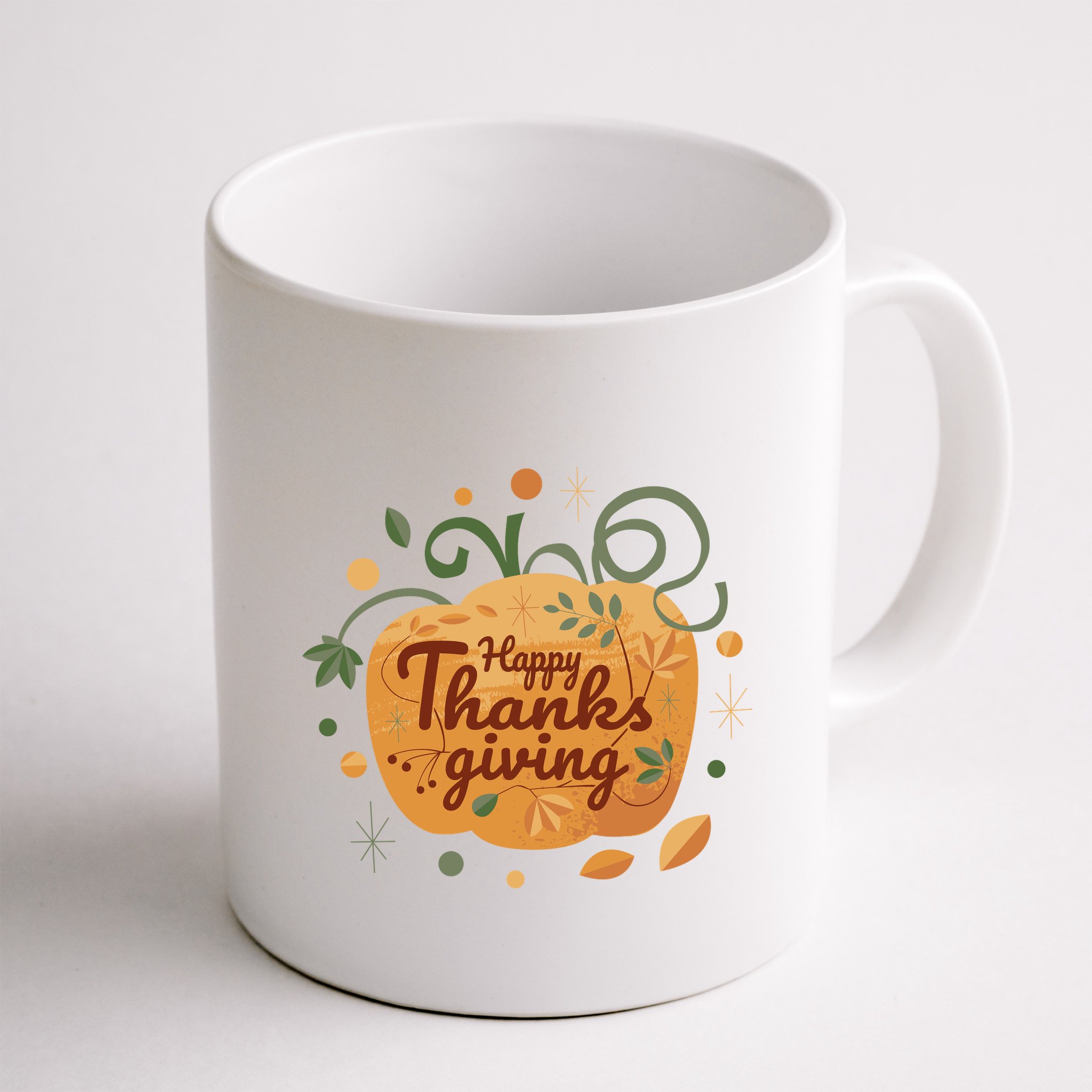 Happy Thanksgiving Holiday Pumpkin Autumn Mug