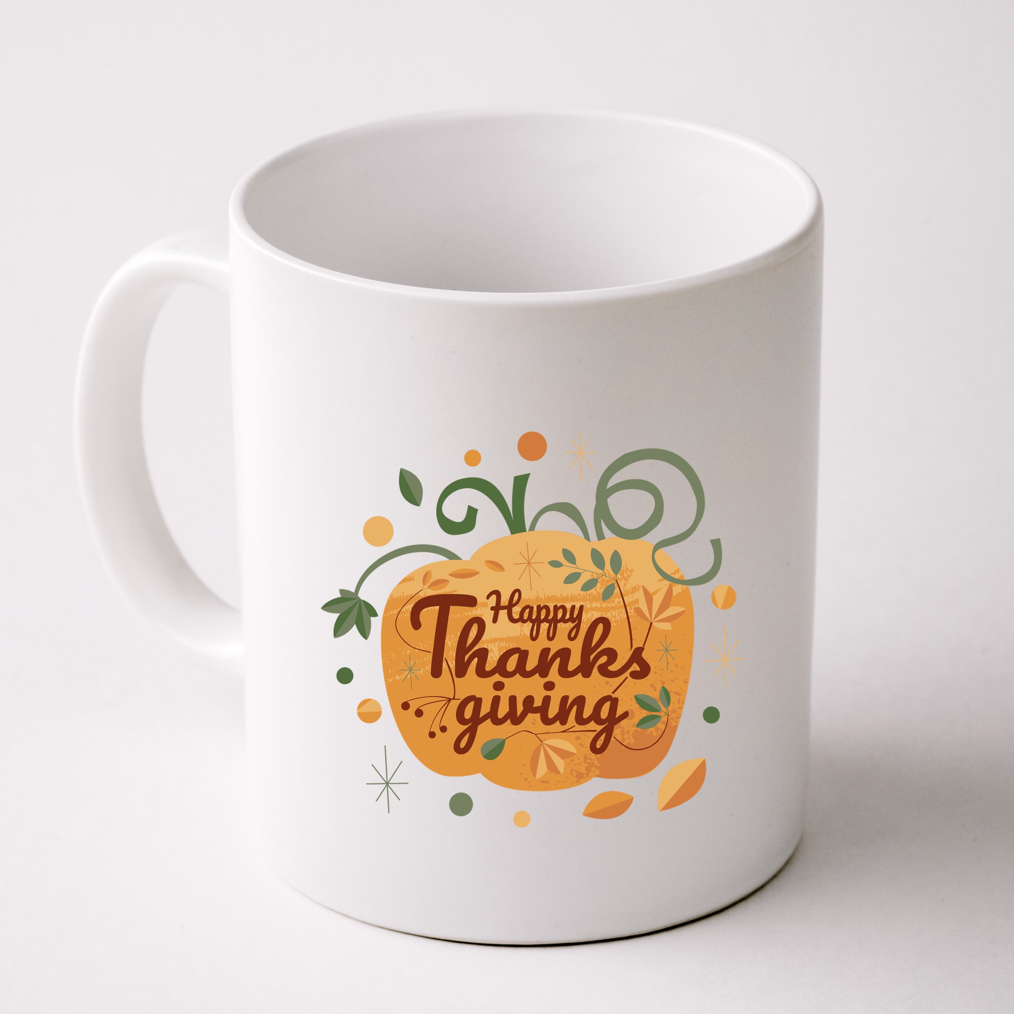 Happy Thanksgiving Holiday Pumpkin Autumn Mug
