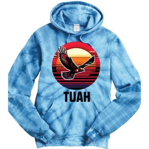 Hawk Tuah Hawk Tush Tie Dye Hoodie