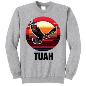 Hawk Tuah Hawk Tush Tall Sweatshirt