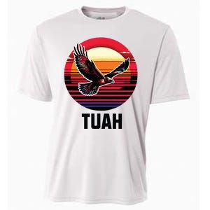 Hawk Tuah Hawk Tush Cooling Performance Crew T-Shirt