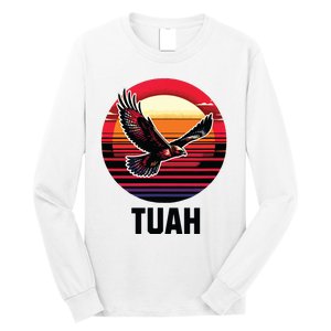 Hawk Tuah Hawk Tush Long Sleeve Shirt