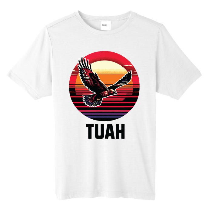 Hawk Tuah Hawk Tush Tall Fusion ChromaSoft Performance T-Shirt