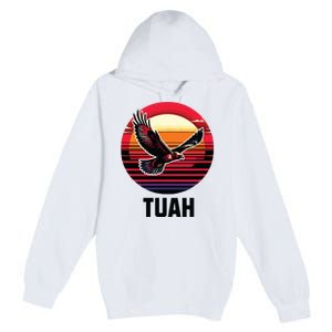 Hawk Tuah Hawk Tush Premium Pullover Hoodie