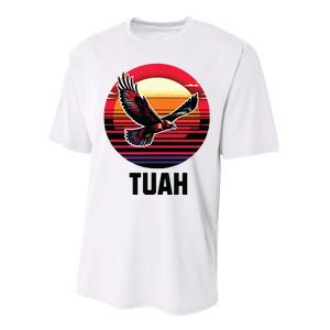 Hawk Tuah Hawk Tush Performance Sprint T-Shirt