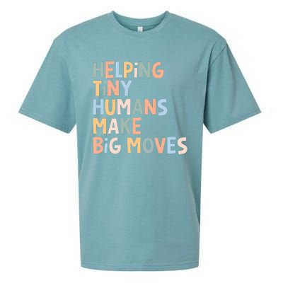 Helping Tiny Humans Make Big Moves Sueded Cloud Jersey T-Shirt