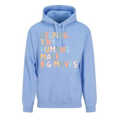 Helping Tiny Humans Make Big Moves Unisex Surf Hoodie