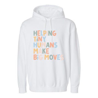 Helping Tiny Humans Make Big Moves Garment-Dyed Fleece Hoodie