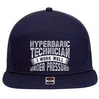 Hyperbaric Technologist Hyperbaric Technician Zip Hoodie 7 Panel Mesh Trucker Snapback Hat