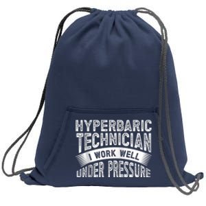 Hyperbaric Technologist Hyperbaric Technician Zip Hoodie Sweatshirt Cinch Pack Bag