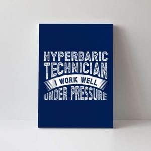 Hyperbaric Technologist Hyperbaric Technician Zip Hoodie Canvas