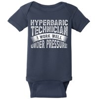 Hyperbaric Technologist Hyperbaric Technician Zip Hoodie Baby Bodysuit