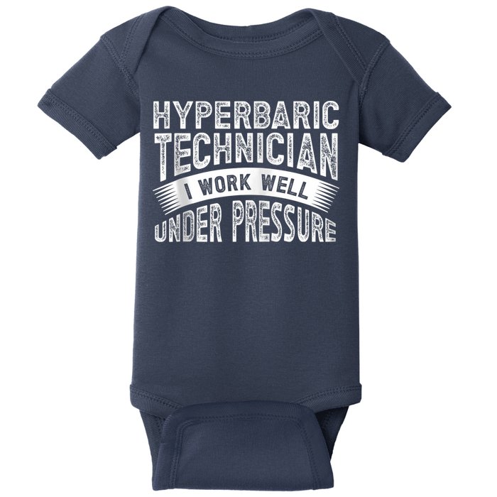 Hyperbaric Technologist Hyperbaric Technician Zip Hoodie Baby Bodysuit