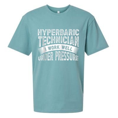 Hyperbaric Technologist Hyperbaric Technician Zip Hoodie Sueded Cloud Jersey T-Shirt