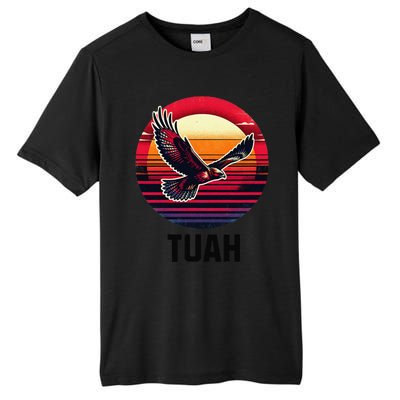 Hawk Tuah Hawk Tush Tall Fusion ChromaSoft Performance T-Shirt