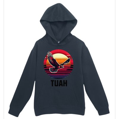 Hawk Tuah Hawk Tush Urban Pullover Hoodie