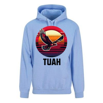 Hawk Tuah Hawk Tush Unisex Surf Hoodie