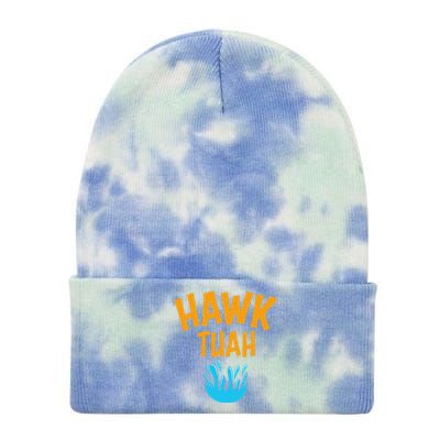 Hawk Tuah Tie Dye 12in Knit Beanie