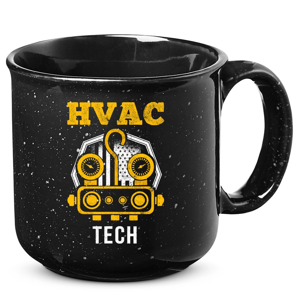 Hvac Tech Hvac Technician Ac Repairman Ac Installer 15oz Campfire Ceramic Mug
