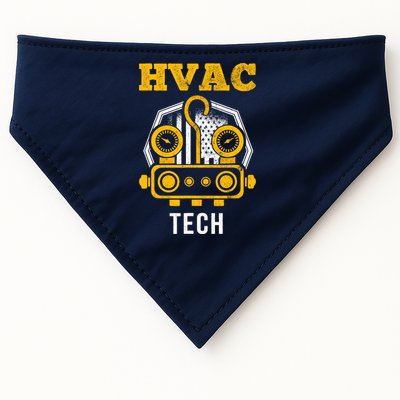 Hvac Tech Hvac Technician Ac Repairman Ac Installer USA-Made Doggie Bandana