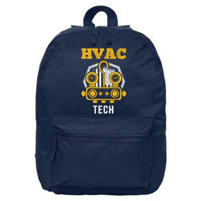 Hvac Tech Hvac Technician Ac Repairman Ac Installer 16 in Basic Backpack