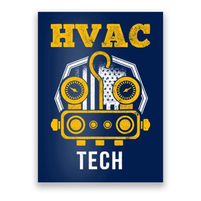 Hvac Tech Hvac Technician Ac Repairman Ac Installer Poster