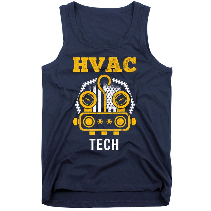 Hvac Tech Hvac Technician Ac Repairman Ac Installer Tank Top