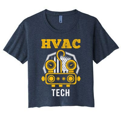 Hvac Tech Hvac Technician Ac Repairman Ac Installer Crop Top