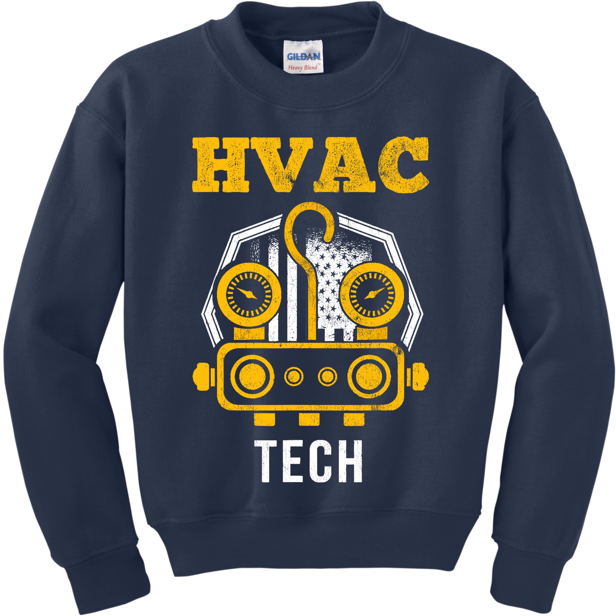 Hvac Tech Hvac Technician Ac Repairman Ac Installer Kids Sweatshirt
