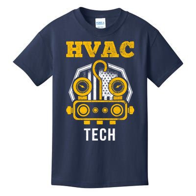 Hvac Tech Hvac Technician Ac Repairman Ac Installer Kids T-Shirt